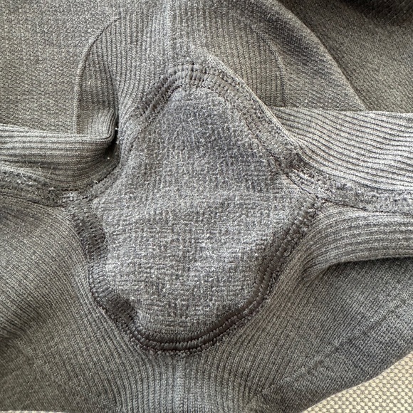 SOLD : NOT FOR SALE - NWOT Lululemon ebb and flow leggings charcoal gray size 10 - Picture 11 of 15